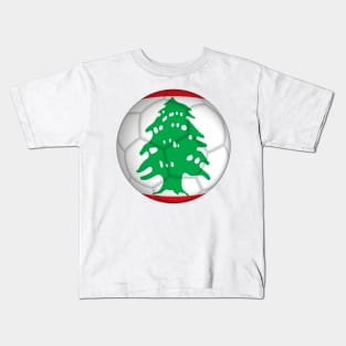 Lebanon Flag Kids T-Shirt